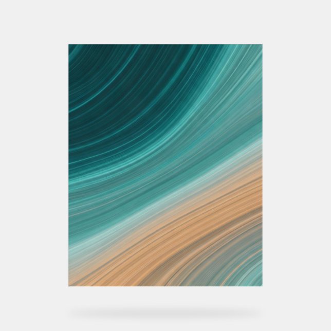 Señal Acrílica Aqua Sand Flow (Anverso)