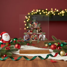 Árbol de fotos de Navidades personalizados
