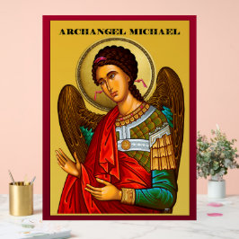 Señal Acrílica Arcángel Miguel