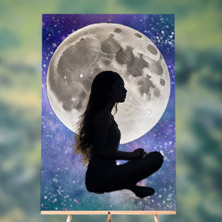 Señal Acrílica Armonía Serenidad Lunar: Hija de lo Místico