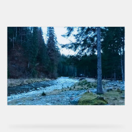 Señal Acrílica Arroyo de Montaña Torrencial – Naturaleza Salvaje