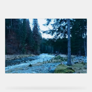 Señal Acrílica Arroyo de Montaña Torrencial – Naturaleza Salvaje