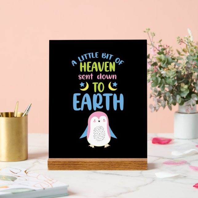 Señal Acrílica Arte de la palabra de bebé lindo Cementerio del ci (Boda)