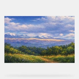 Señal Acrílica Arte de paisaje fotográfico editado (mejor calidad