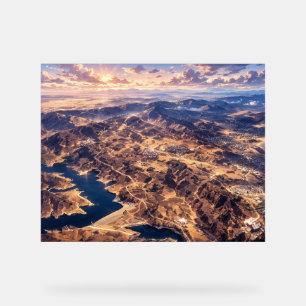 Señal Acrílica Arte de paisaje fotográfico editado (Mejor calidad