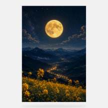 Arte de pared acrílico del Valle de la Montaña de