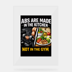 Señal Acrílica Arte de Pared de Abs Hechos en la Cocina