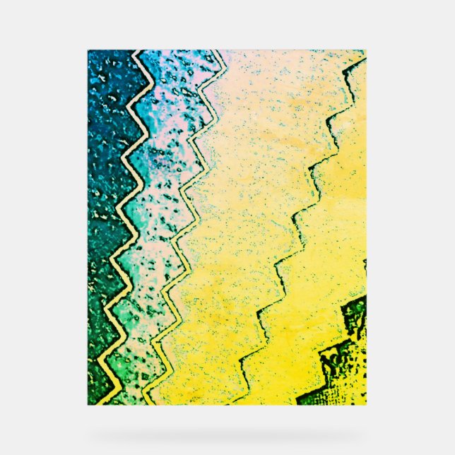 señal acrílica ARTE  ESTILO DE DISEÑO  (Anverso)