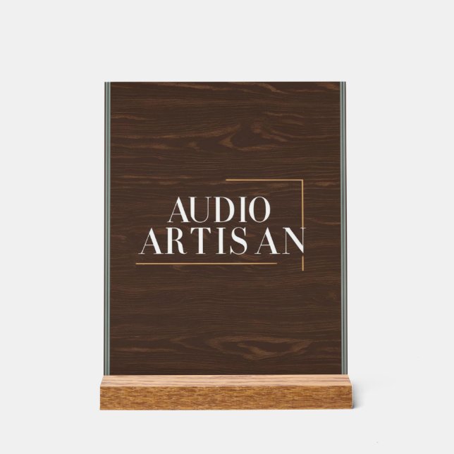 Señal Acrílica Artesano de Audio (Anverso)