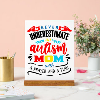 Señal Acrílica Autismo Mantener o diseñar su propio