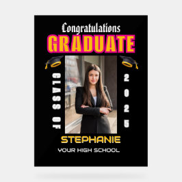 Señal Acrílica Bandera de la casa personalizada a prueba de meteo