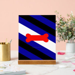 Señal Acrílica Bandera del Orgullo de la Ocupación de SlipperyJoe