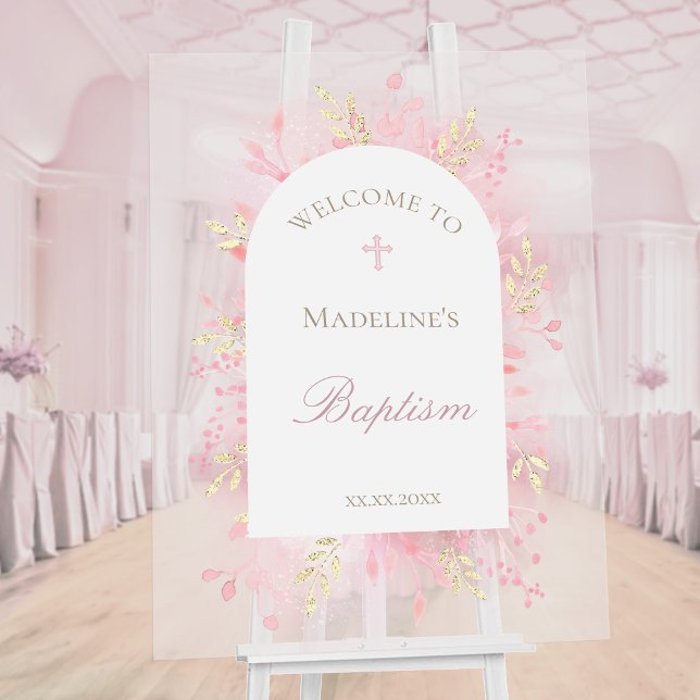 Señal Acrílica Baptism welcome (Subido por el creador)