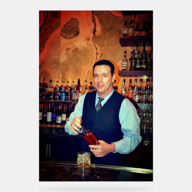 Señal Acrílica Bartender (Anverso)