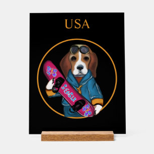 SEÑAL ACRÍLICA BEAGLE