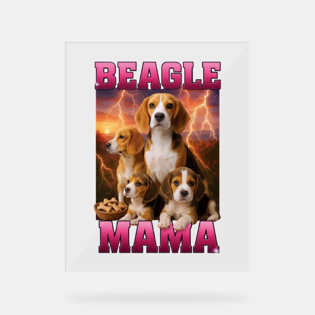 Señal Acrílica Beagle (Anverso)