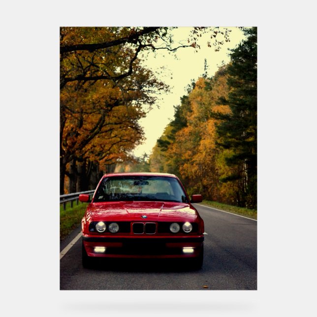 Señal Acrílica Beautiful_Red_E34 (Anverso)
