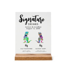 Bebidas emblemáticas para boda gay de Dinosaurio 2