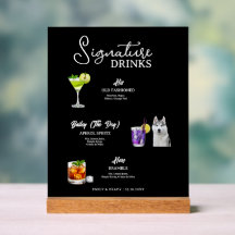 Bebidas Signature Modern Dog Bar para Mascotas de