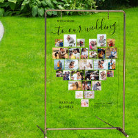 Bienvenida a Boda de imágenes Heart Collage de fot