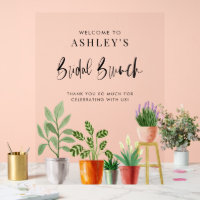 Bienvenida a Brunch Nupcial de Macetas de Plantas 