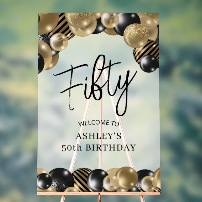 Señal Acrílica Bienvenida a los 50 Años del Oro Negro (Neutral )