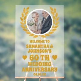 Señal Acrílica Bienvenida al 60º Aniversario de la Guerra de Oro