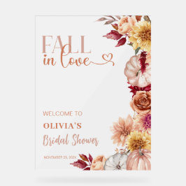 Señal Acrílica Bienvenida Boda de Novia Ducha escarchada