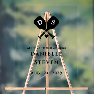 Señal Acrílica Bienvenida de amor a las pelotas