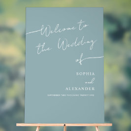 Señal Acrílica Bienvenida El Rótulo Acrílico Boda De La Moda Boho