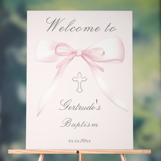 Señal Acrílica bienvenido al Bautizo (Neutral )