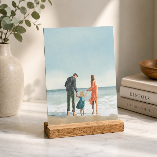 Señal Acrílica Bloque de acrílico | Visualización de fotos de art (Upload your own artwork to create a custom acrylic block display for shelves and desks.)