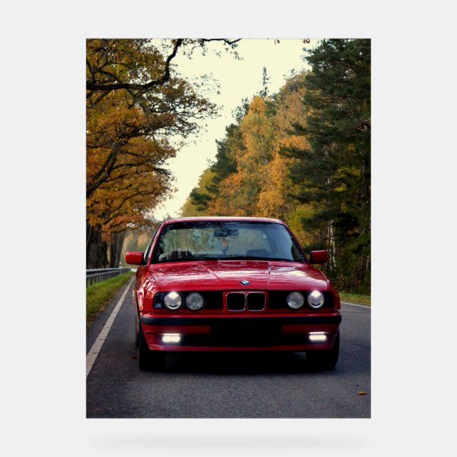 SEÑAL ACRÍLICA BMW_E34 (Anverso)