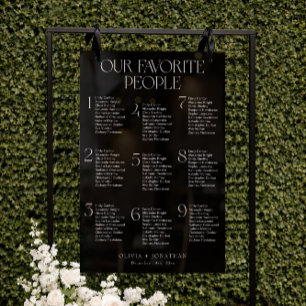 Señal Acrílica Boda 9 Tablas Rótulo acrílico