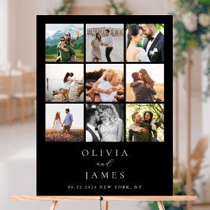 Señal Acrílica Boda de galería de fotos Minimalista moderna
