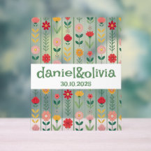 Boda de jardín de flores silvestres de primavera c