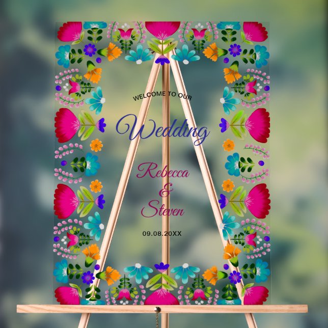 Señal Acrílica Boda elegante de fiesta (Neutral )