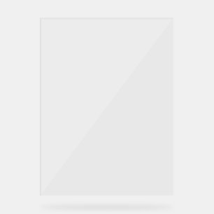 Señal Acrílica Boda transparente de 18" x 24"