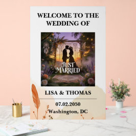 Señal Acrílica Bohemian Lace Dream Pattern Wedding