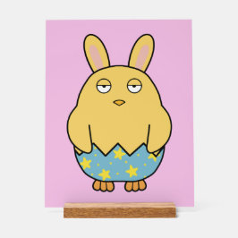 Señal Acrílica Bored Bunny Chick 04