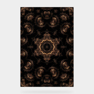 Señal Acrílica Bronce Age Mandala