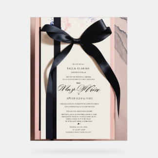 Señal Acrílica "Buenos comienzos: Una elegante bienvenida a la bo