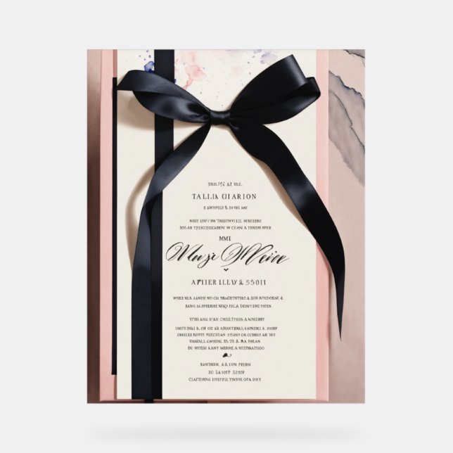 Señal Acrílica "Buenos comienzos: Una elegante bienvenida a la bo (Anverso)