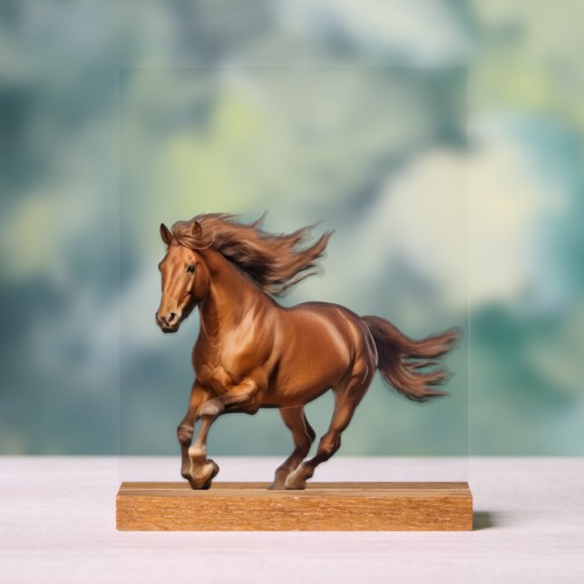 Señal Acrílica Caballo (Neutral )