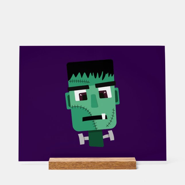 Señal Acrílica Cabeza de Frankenstein Monster (Anverso)