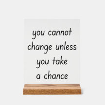 Cambiar el Rótulo acrílico