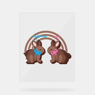 Señal Acrílica Camisa de Pascua, me duele el culo de chocolate en