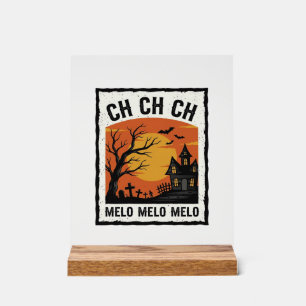 Señal Acrílica Camiseta de Silueta de Árbol Embrujado de Hallowee