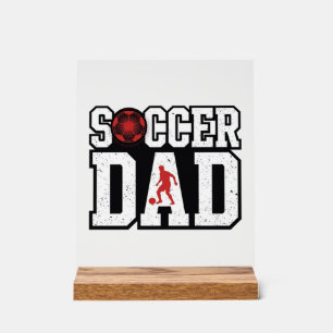 Señal Acrílica Camiseta de tipografía deportiva desgastada de pap