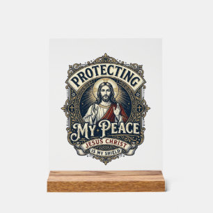 Señal Acrílica Camiseta Respeto Propio Límites Jesús Basada En La